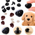 DIY 10pcs 5.5-7-9-12-13-16-18MM Plush Toy Dog Nose Doll Accessories Black Plastic Plush Safety  Nose For Toys  Funny Toy Animal