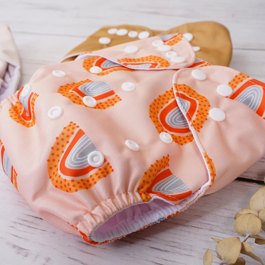 3PCS Baby Waterproof Nappies Cute Underwears Reusable Newborn Cloth Diaper Soft Ecological Toddler Training Pants For Boys Girls