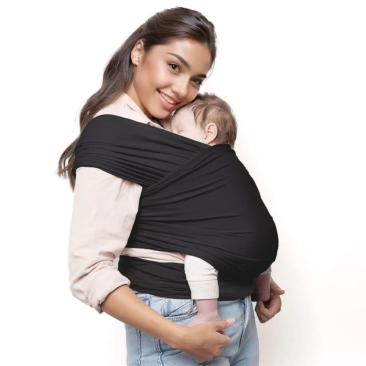 Baby Carrier Newborn 0-24 Months Adjustable Baby Sling Wrap Stretchy Carrier Belt Toddler Multifunctional Portable Warp