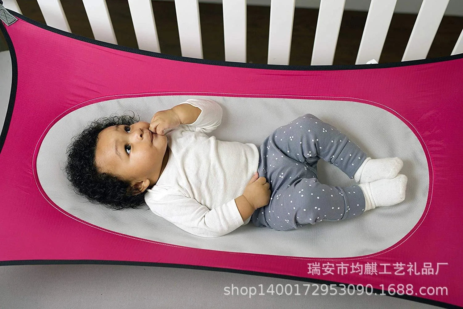 Breathable Baby Sleep Hammock - Removable Crib Swing 105x65cm