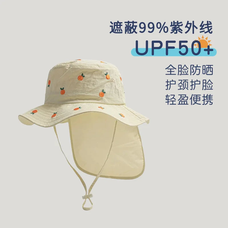 SunGuard Kids Quick Dry Sun Protection Hat Model SgHat01 For Summer Beach Boys And Girls