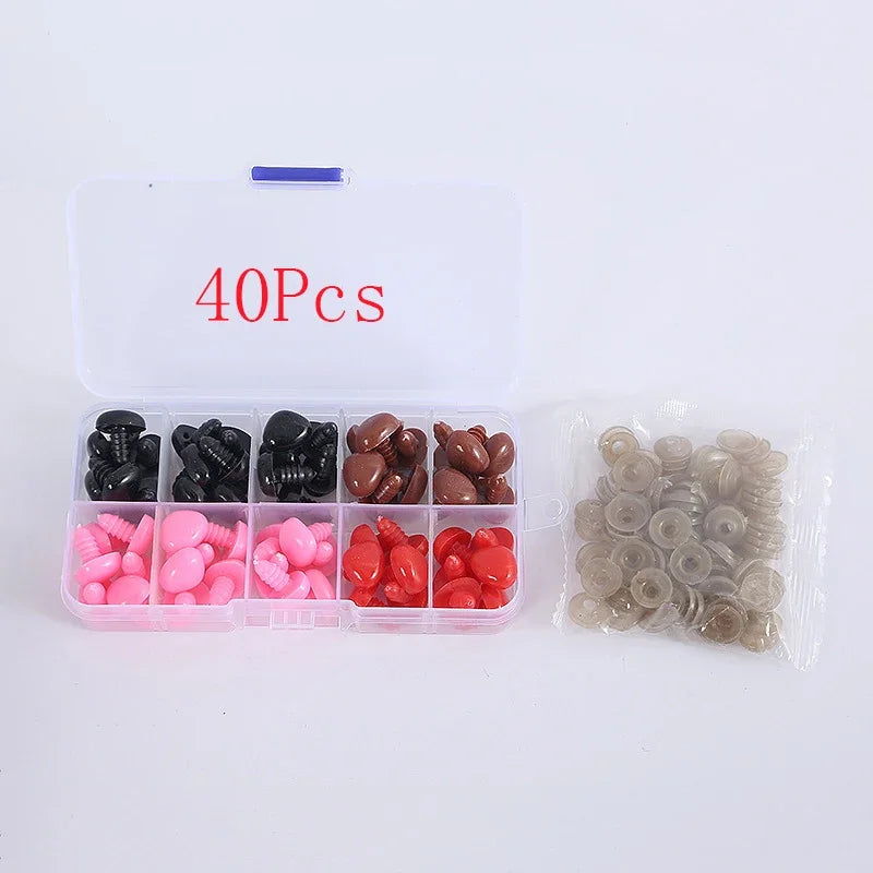 DIY Plush Toy Eye Ball Doll Accessories Eye Nose Needle Insert Glass Simulation Doll Eye Toy Dough Sculpture