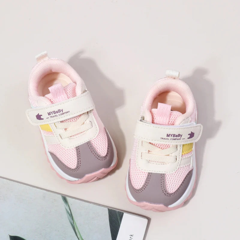 Childern Sports Shoes  Spring and Autumn 0-2 Years Old Baby Girls and Boys Sneakers Non-slip Casual Toddler Shoes First Walkers