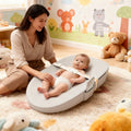 Not Slip Infant Changing Pad with Safety Features Waterproof PU Thick Foams Cushioning Small Diaper Changing Mat Gift A2UB