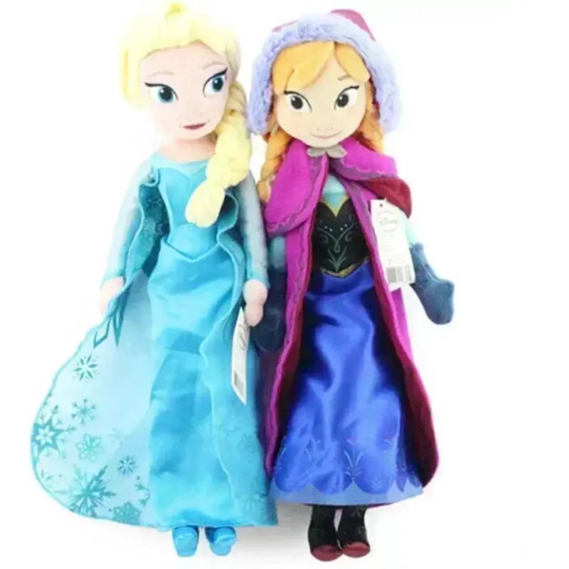 30-40cm DSN Figure Frozen Princess Plush Toy Anna Doll Snow Queen Princess Anna Elsa Soft Stuffed Animal Toys Birthday Gifts
