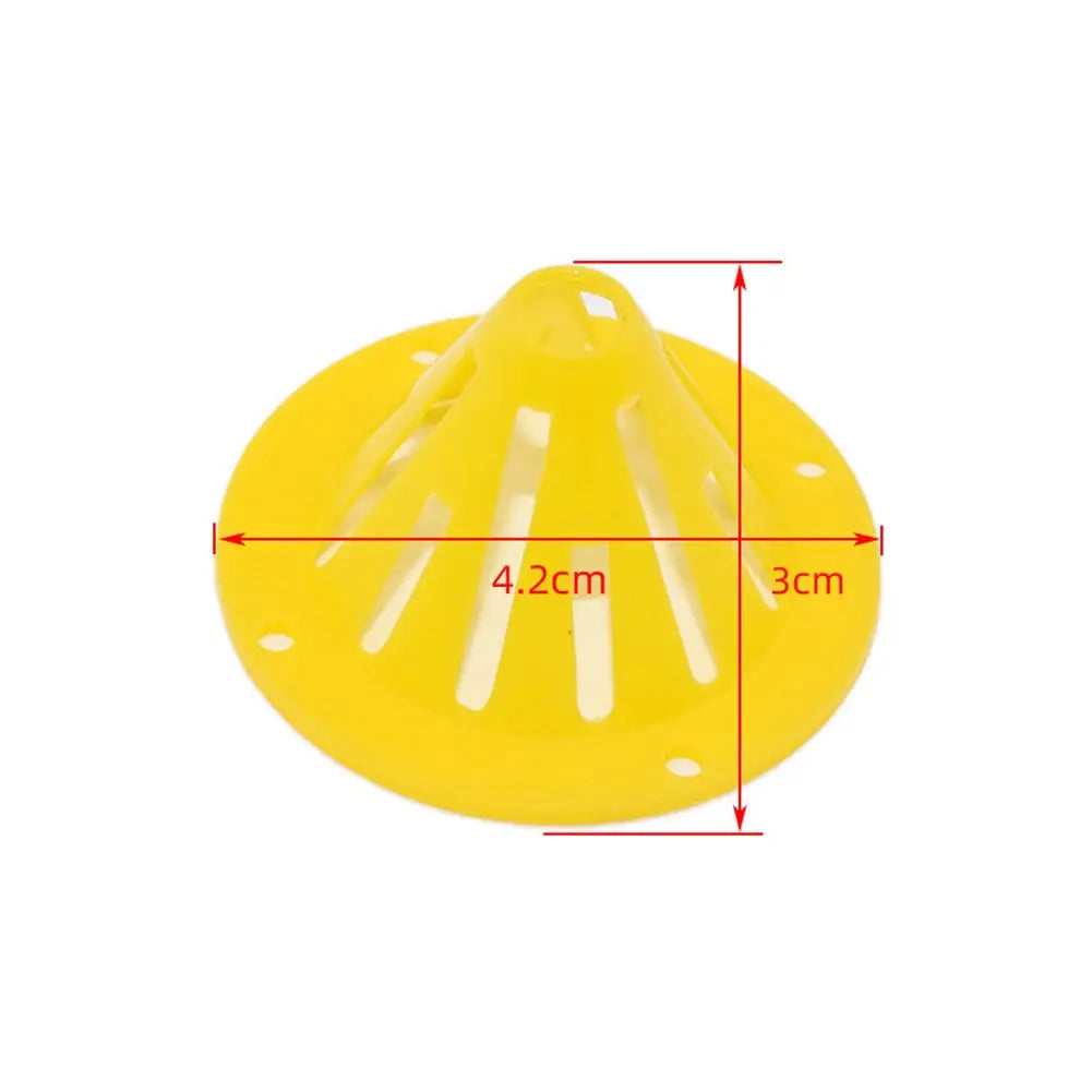 12pcs Bee Hive Escape Equipment Beekeeping One-Way Entrance Gate Cone Shape Bee Nest Door Beekeeping Supplies Tools, Yellow