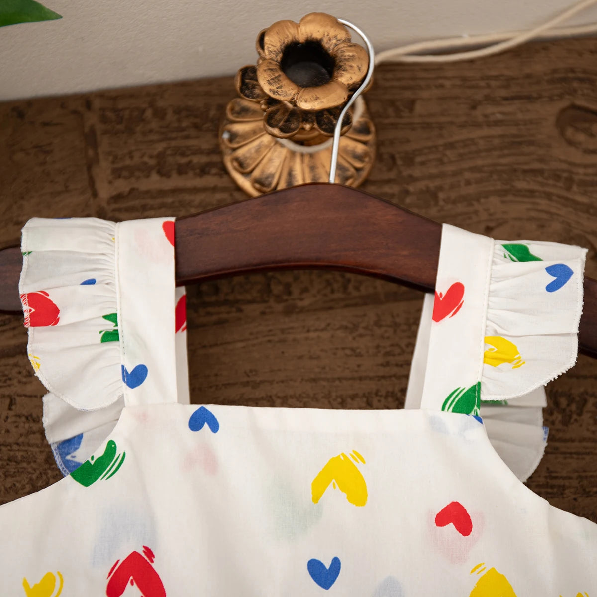 Send A Cartoon Ornament  Summer Cotton Comfortable Fashion Lovely Baby Girl Dress Korean Style Casual Toddler Beach Dress