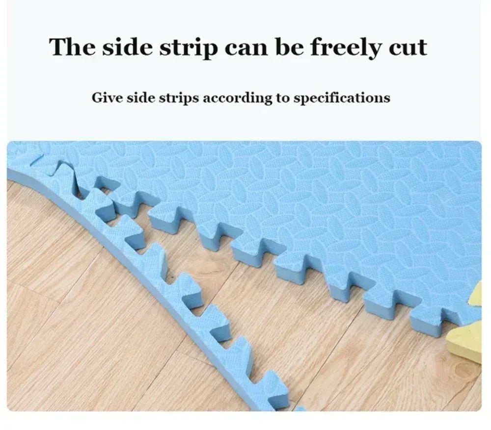 8Pcs/16Pcs 30x30x1cm Baby Puzzle Floor Mat Anti-slip Kids Carpet Bebe Mattress EVA Foam Water Proof Baby Play Mat for Children