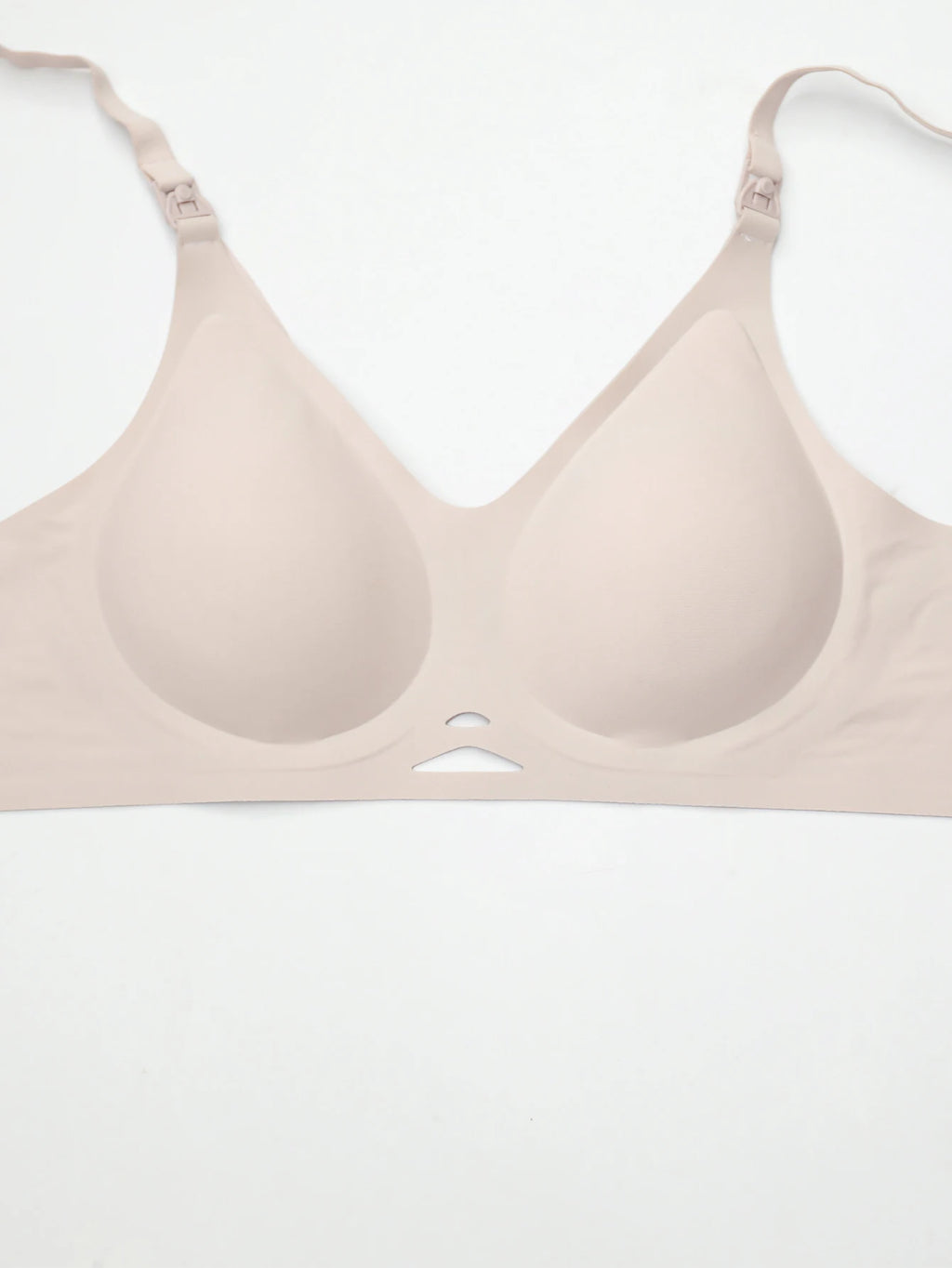 New Pregnant Women'S Front Opening Bra With Comfortable And Seamless V-Neck And Removable Cups Design Daily Breastfeeding Bra