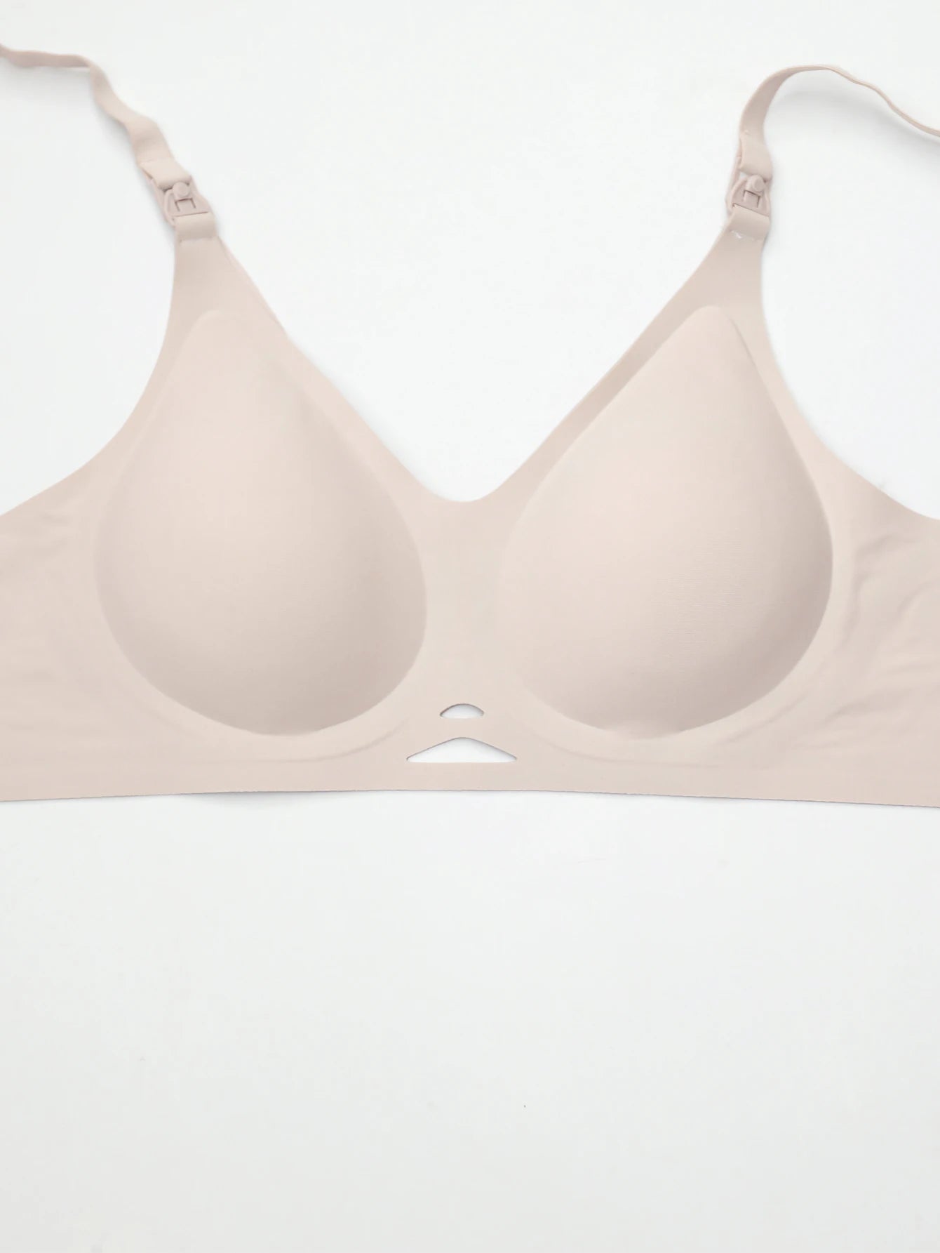 New Pregnant Women'S Front Opening Bra With Comfortable And Seamless V-Neck And Removable Cups Design Daily Breastfeeding Bra