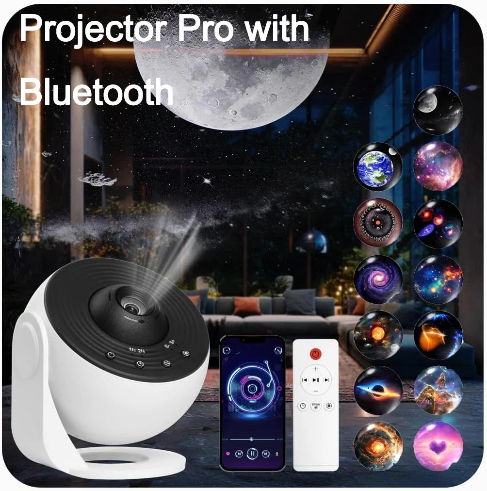 Night Light Galaxy Projector 360 Rotate Starry Sky Planetarium Lamp for Kids Bedroom Decor