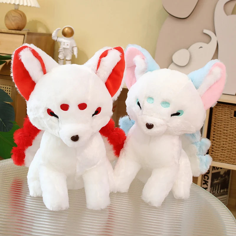 Cute And Creative Plush Toy Fox With Nine Tails, A Pillow Inspired By The Classic Of Mountains And Seas Mythology, A Nine-tailed