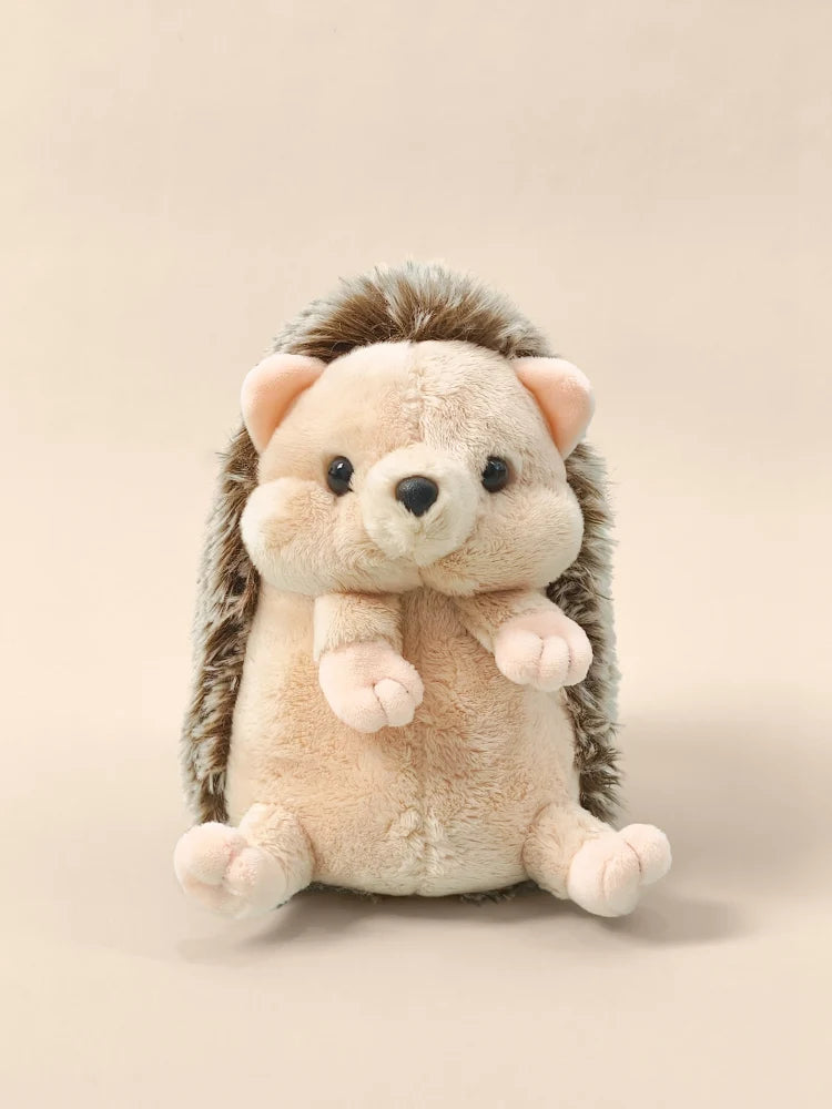Cute Hedgehog Plush Toy Stuffed Animal Sleeping Companion Doll for Room Decor Adorable Birthday Gift