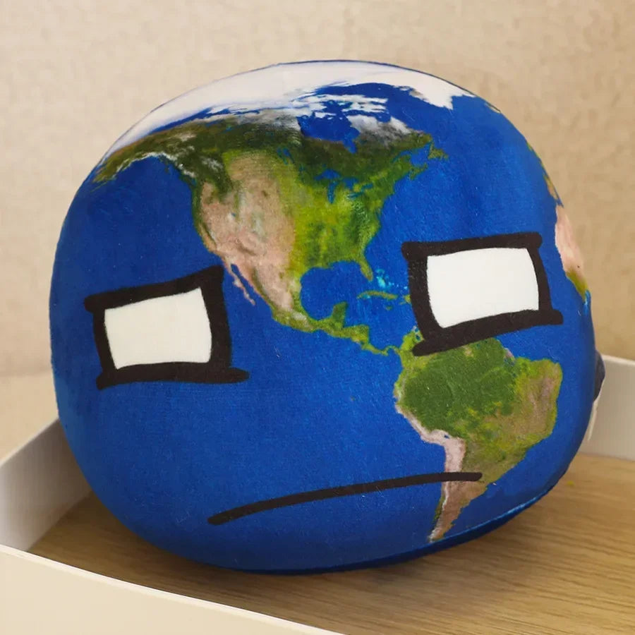 Nice Wholesale Hot Planet Pillow Plush Toy 10 Styles Earth Moon Sun Mars Doll Children's Cognitive Stuffed Ornaments Polandball