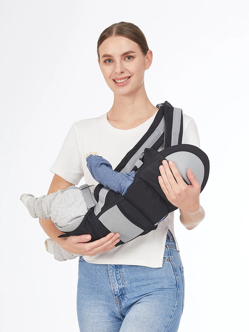 Ergonomic Physiological M Baby Carrier Infant Baby Hipseat Carrier Front Facing Ergonomic Kangaroo Baby Wrap Sling for 0-24M