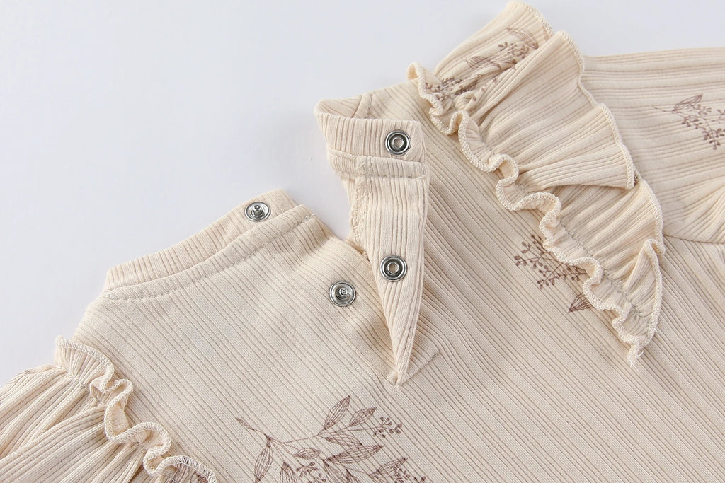 2-Set Cute Baby Girl Rompers Clothing Set 0-12 Months Newborn  Jumpsuits +Hair band Suit Four Seasons Infanr Clothes