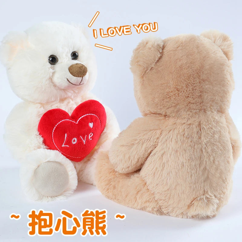 Hot Cute Colorful Bow Tie Bear Doll Plush Toy Hug Bear Doll Children Birthday Gift Pillow Teddy Bear Home Living Room Bedroom