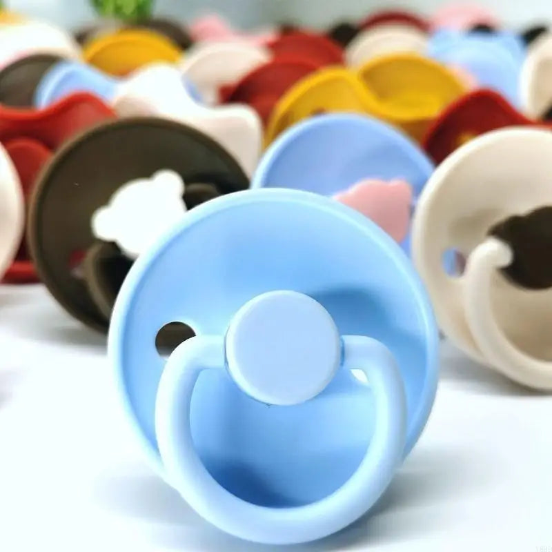 Baby Silicone Pacifier Soother BPA 6-18 Months Old for Baby Girls Boys Sleepy Outdoor Dummy Pacifier