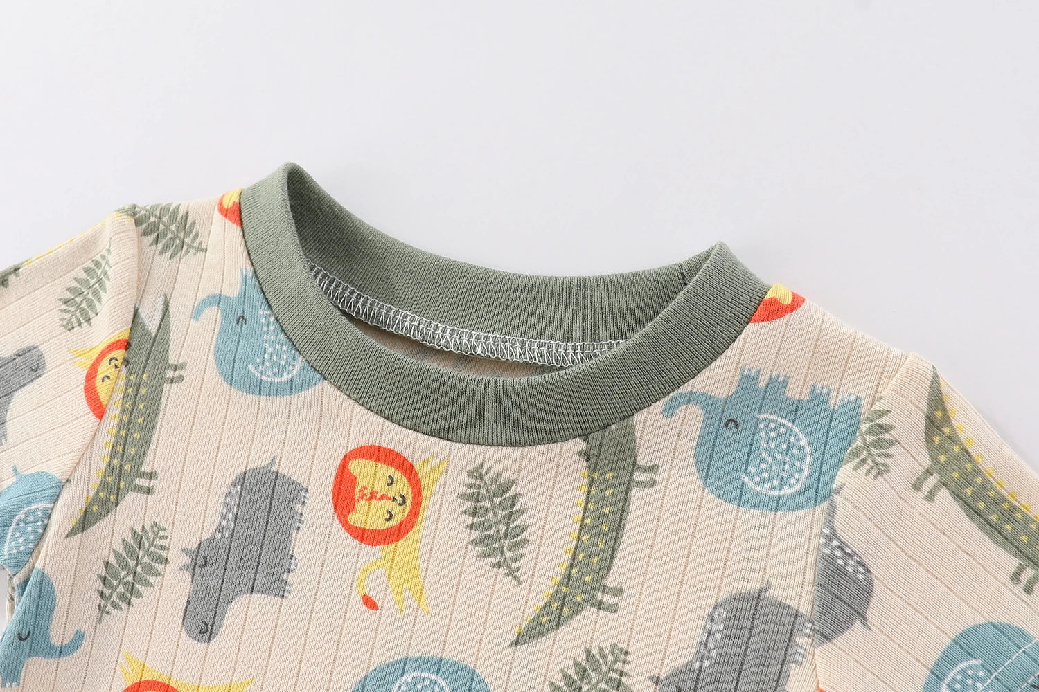 2-Pieces Cartoon Baby Boys Girls Bodysuits Newborn Onesies Summer Sleeveless Infant Clothes