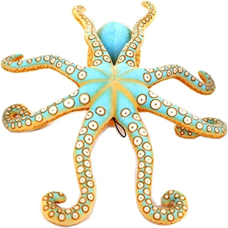 Realistic Animal Marine Life Dolls Simulation Octopus Sea Turtle Plush Toys Stuffed Creative Xmas Gift for Children Kids