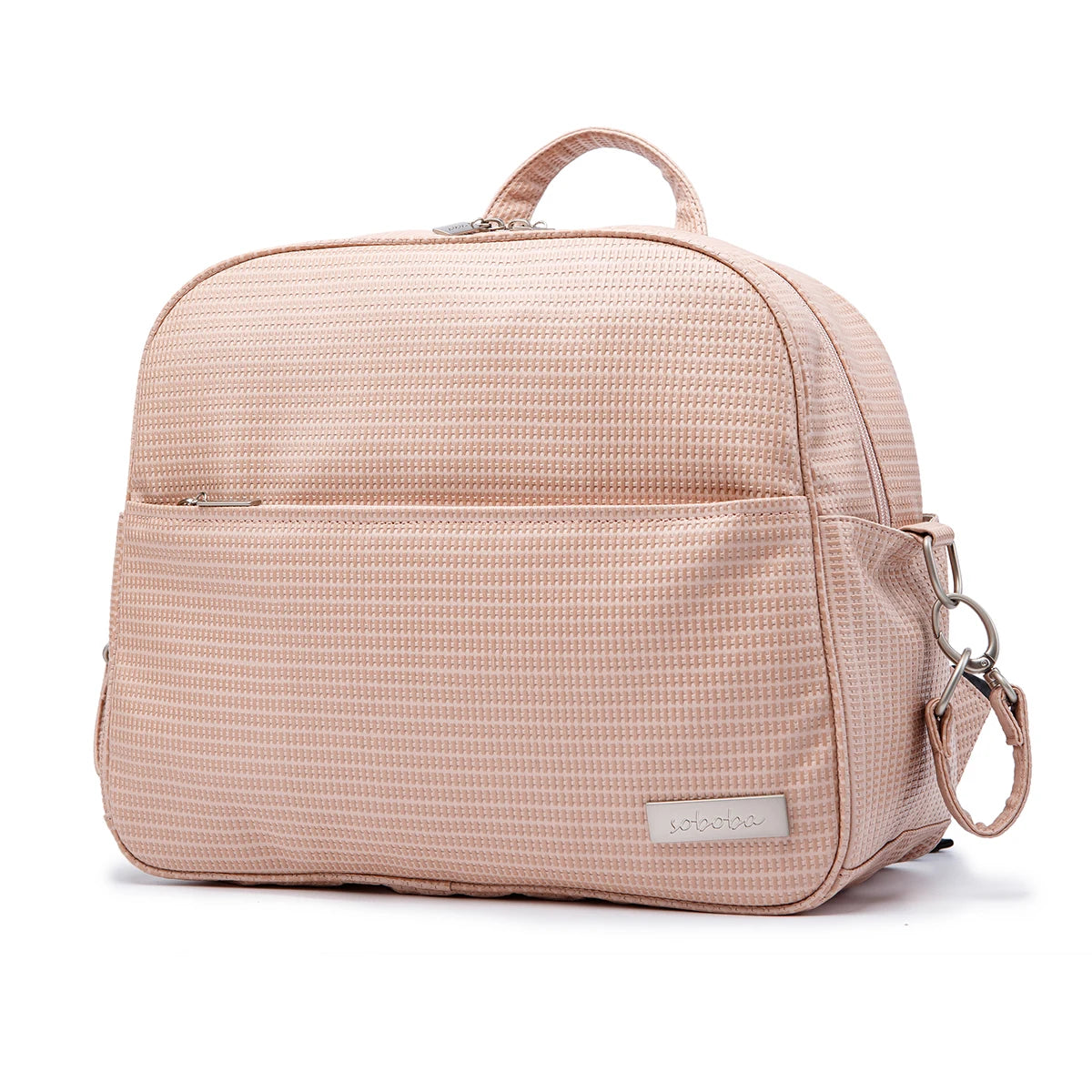Soboba Diaper Backpack For Moms, Large Capacity Waterproof Eco Friendly Fabric Diaper Bag