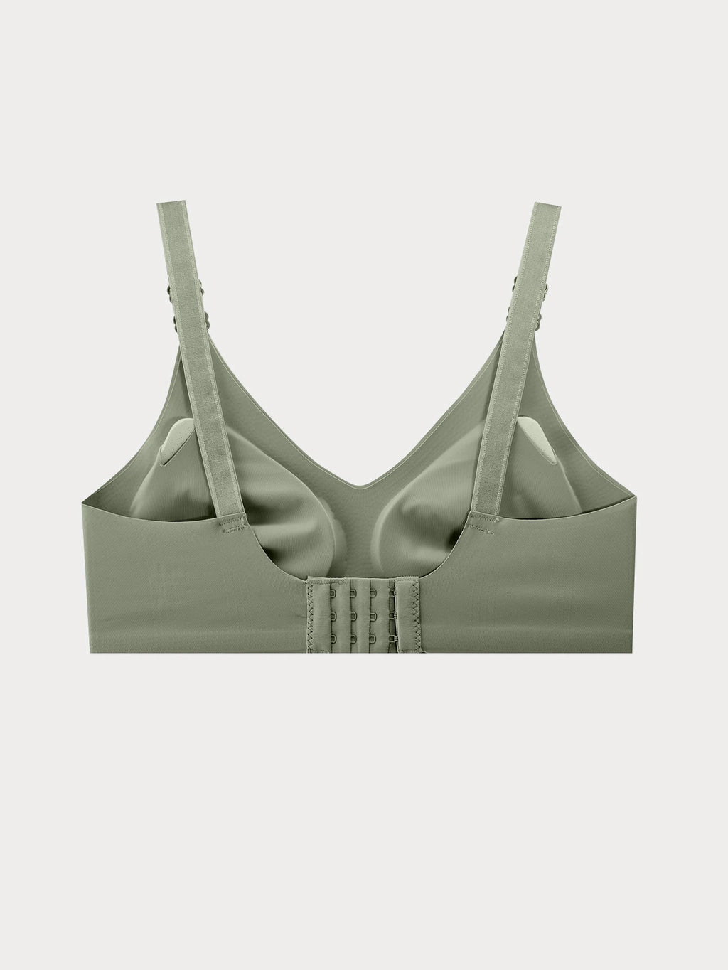 Women'S Seamless Bra Women'S Thin Jelly Colored Soft Bra Wireless Bra Comfortable Bra Deep V-Neck