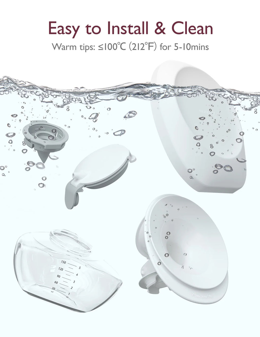 Momcozy Original Replacement Accessories for Upgraded Mobile Flow