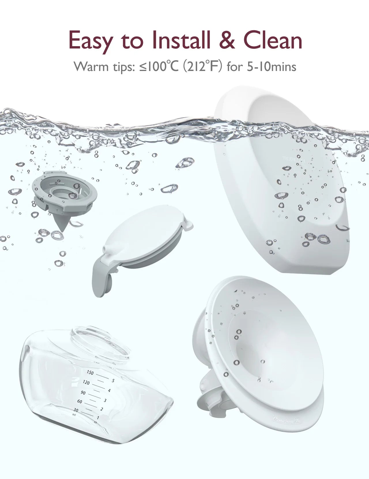Momcozy Original Replacement Accessories for Upgraded Mobile Flow