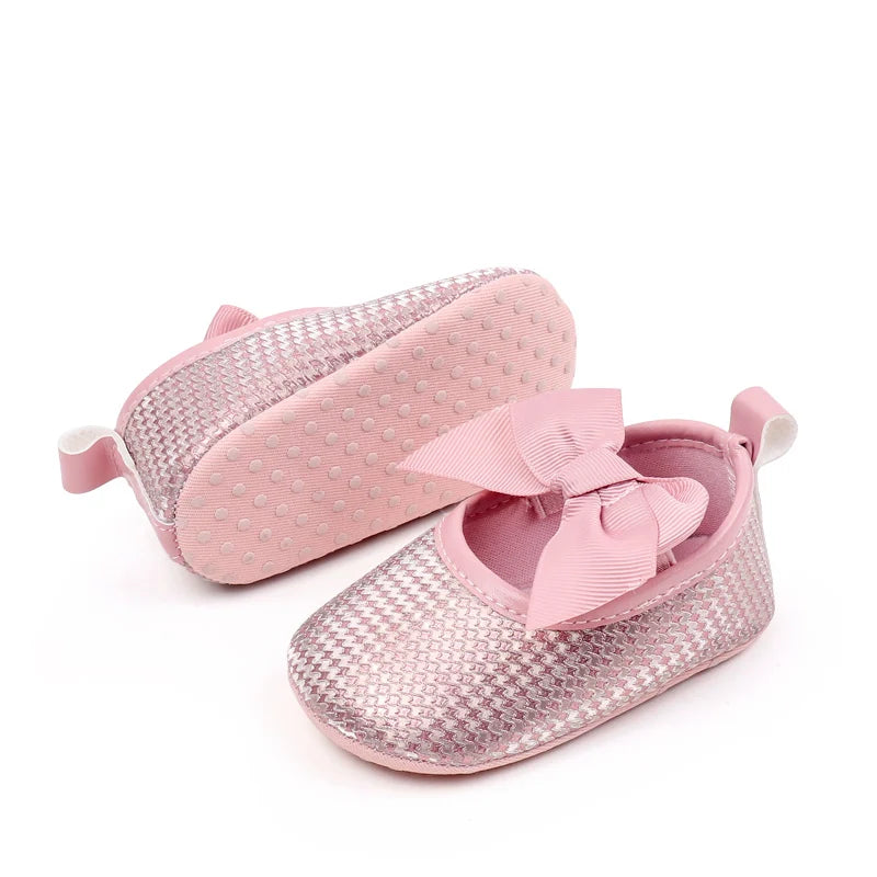 2025 Hot Selling Baby Girls Princess First Walking Indoor Outdoor Toddler Shoes Fully Paved with Diamonds Design For 0-18M
