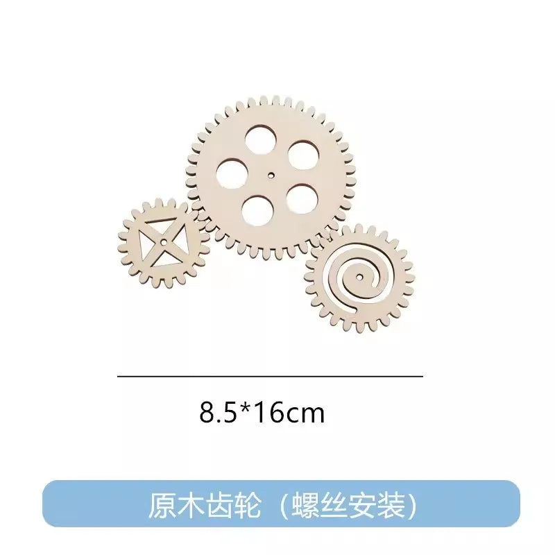 Montessori Busy Board Accessories Leather Buckle Switch Light Plug Wooden Toy Educational Toy Model MBA01