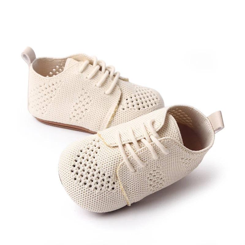 Spring Autumn Children's Mesh Sports Shoes Breathable Mesh Footwear Baby Shoes Casual Shoes 0-1 Years Old Soft Topped Baby Shoes