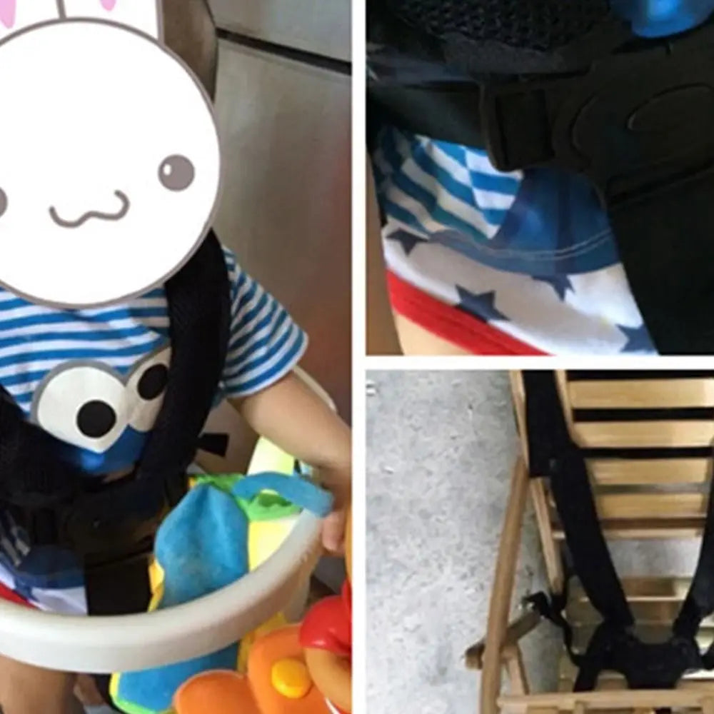 Buckle Adjustbale Strap Baby Stroller Safety Belt Pushchair Strap Harness 5 Point Harness Safe Belt Child Pram Seat Belt