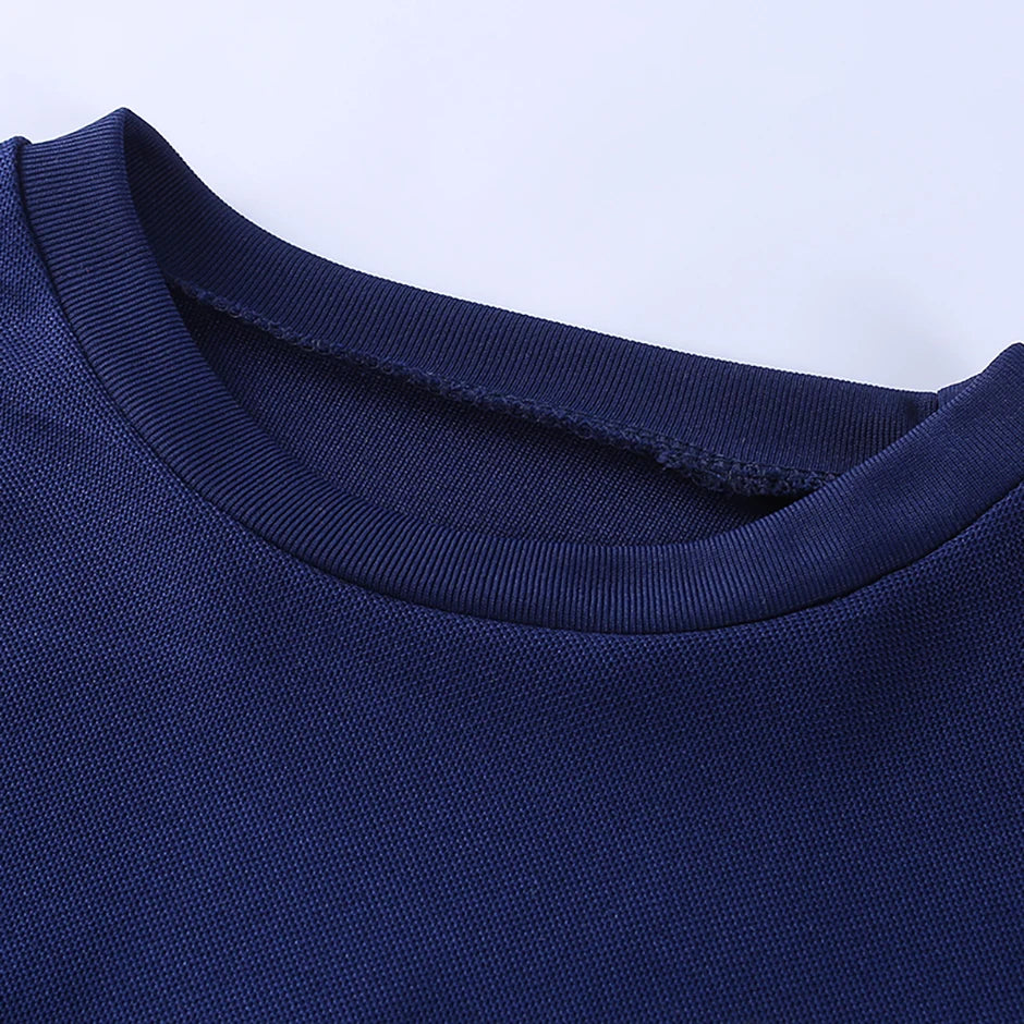1/3 Piece Autumn And Winter Children's Solid Color Small Logo Fashionable Long Sleeved T-shirt Boys And Girls Round Neck Shirt