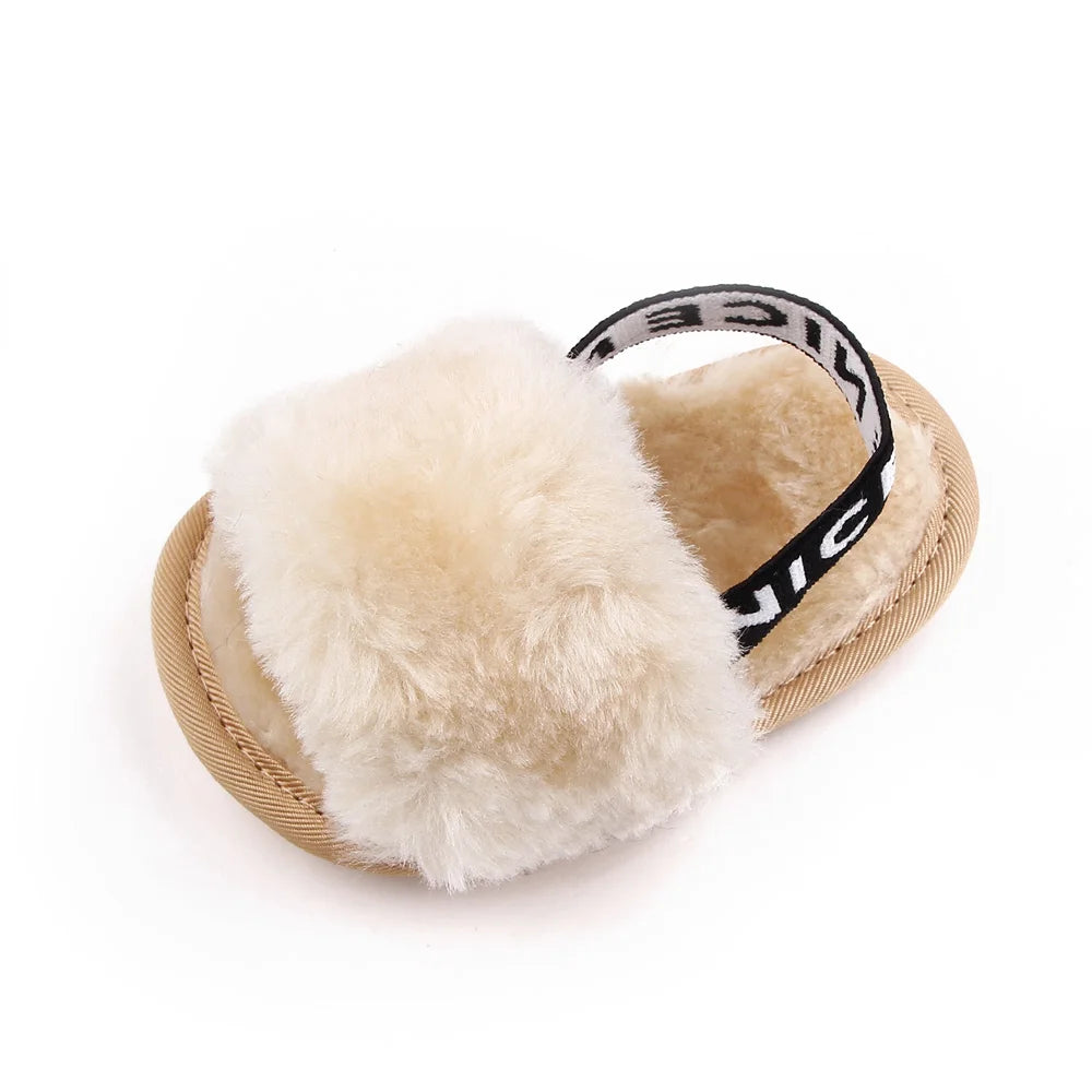Baby Winter Soft Slipper For 0 To 18 Months Non Slip Plush Warm Shoes For Boys And Girls Model 2024