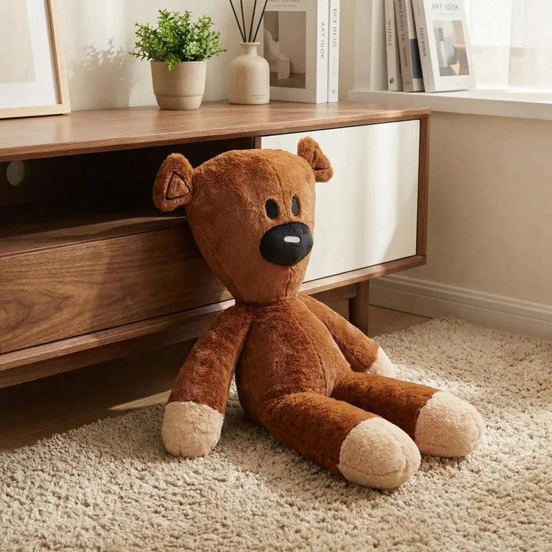 Cute High Quality Fun Mr Bean Teddy Bear Plush Toy Stuffed Animals Cute Coffee Baby Doll Mini Pillow Decor Soft Children Birthda