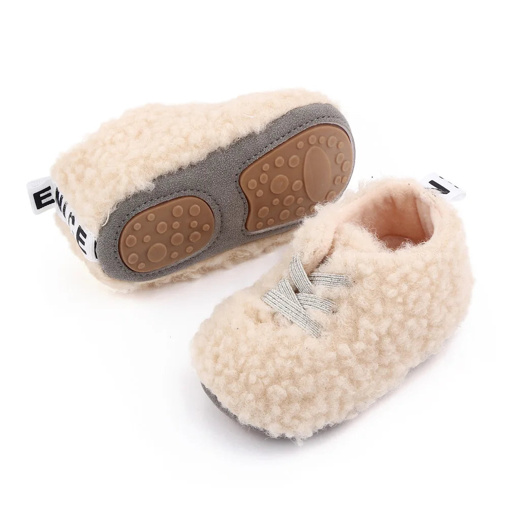 Baby Winter and Autumn Style Multiple Choices High Quality Soft Cotton Warm and Plush Toddler Shoes Anti-slip Sole Prewalking