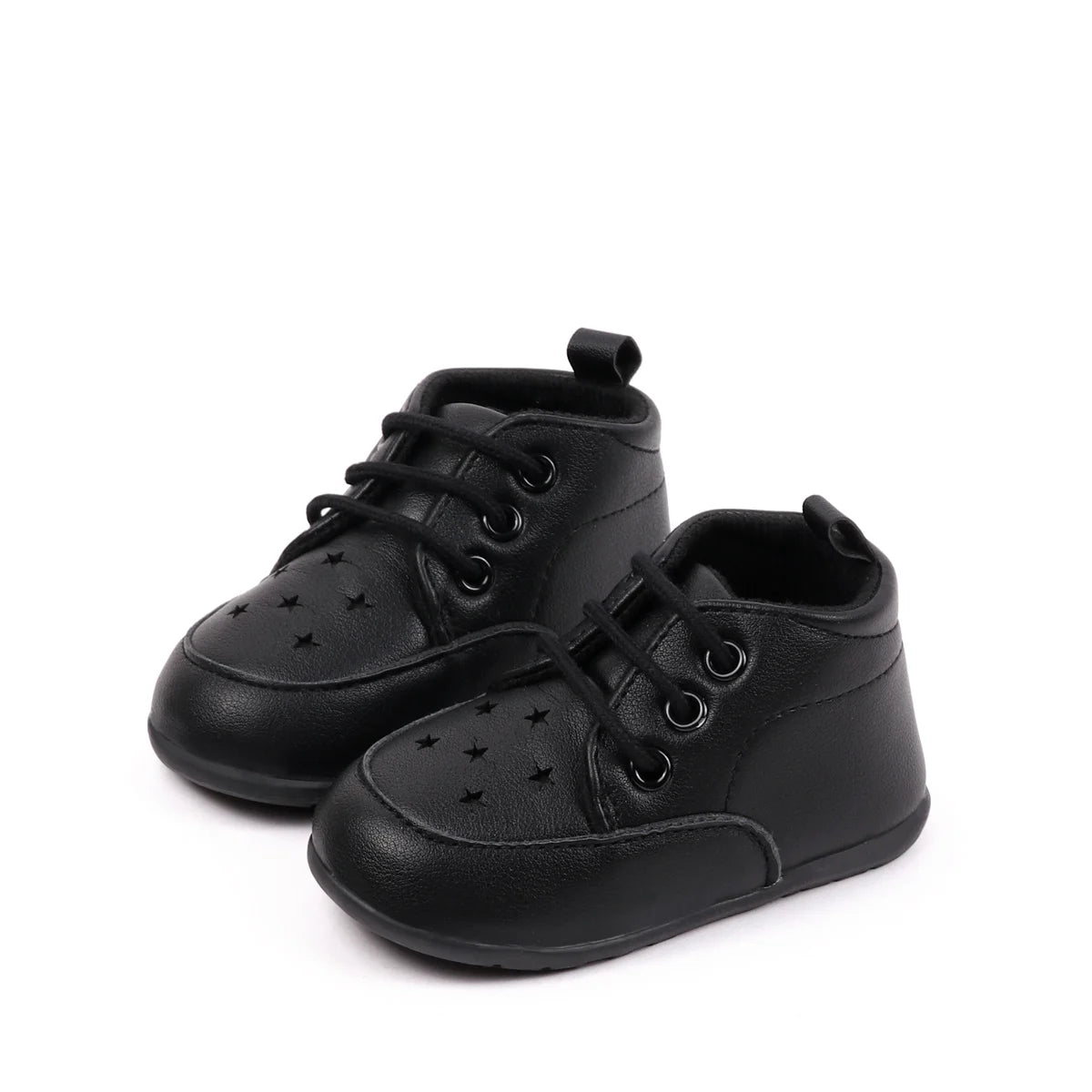 Baby Retro Leather Shoes Boy Girl Shoes Toddler Rubber Sole Anti-slip First Walkers Newborn Infant Moccasins Baby Crib Shoes