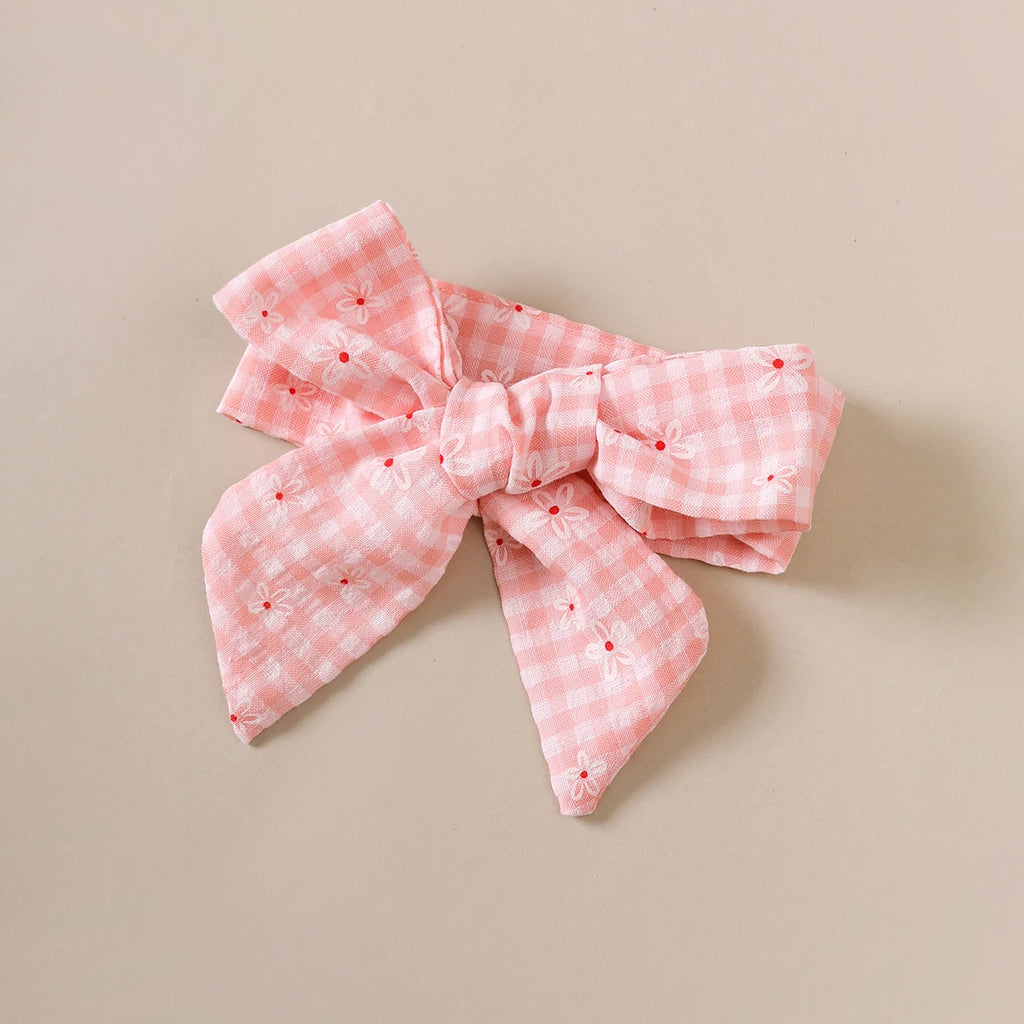 Baby girl Sweet Dress Round Neck Small Floral plaid Long sleeved Dress suitable for 0-18 Months Cute Baby girl Autumn Dress