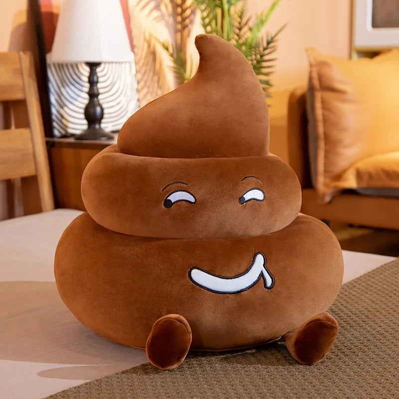 New 25cm/35/45CM Funny Poop Plushie Toys Simulation faeces Pillow Stuffed Soft Creative Sofa Cushion Interesting Birthday Gifts