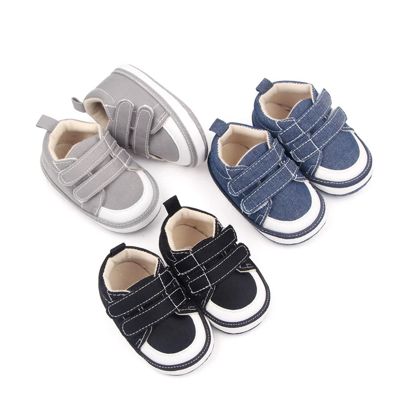 Spring and Autumn Baby Shoes Learning to Walk Shoes Anti-Slip Soft Sole for Boys and Girls 0-1 Year Old Baby Shoes