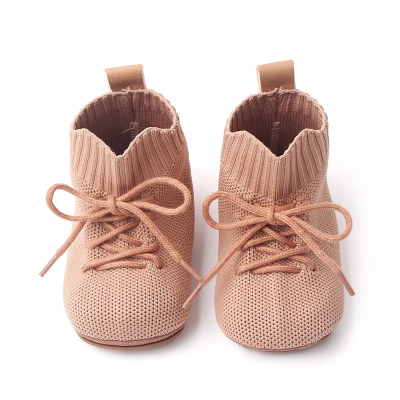 2025 Boys And Girls' 0-1 Years Old High-Top Casual Anti-Slip Softness Toddler Shoes For Sports Activities Baby Shoes