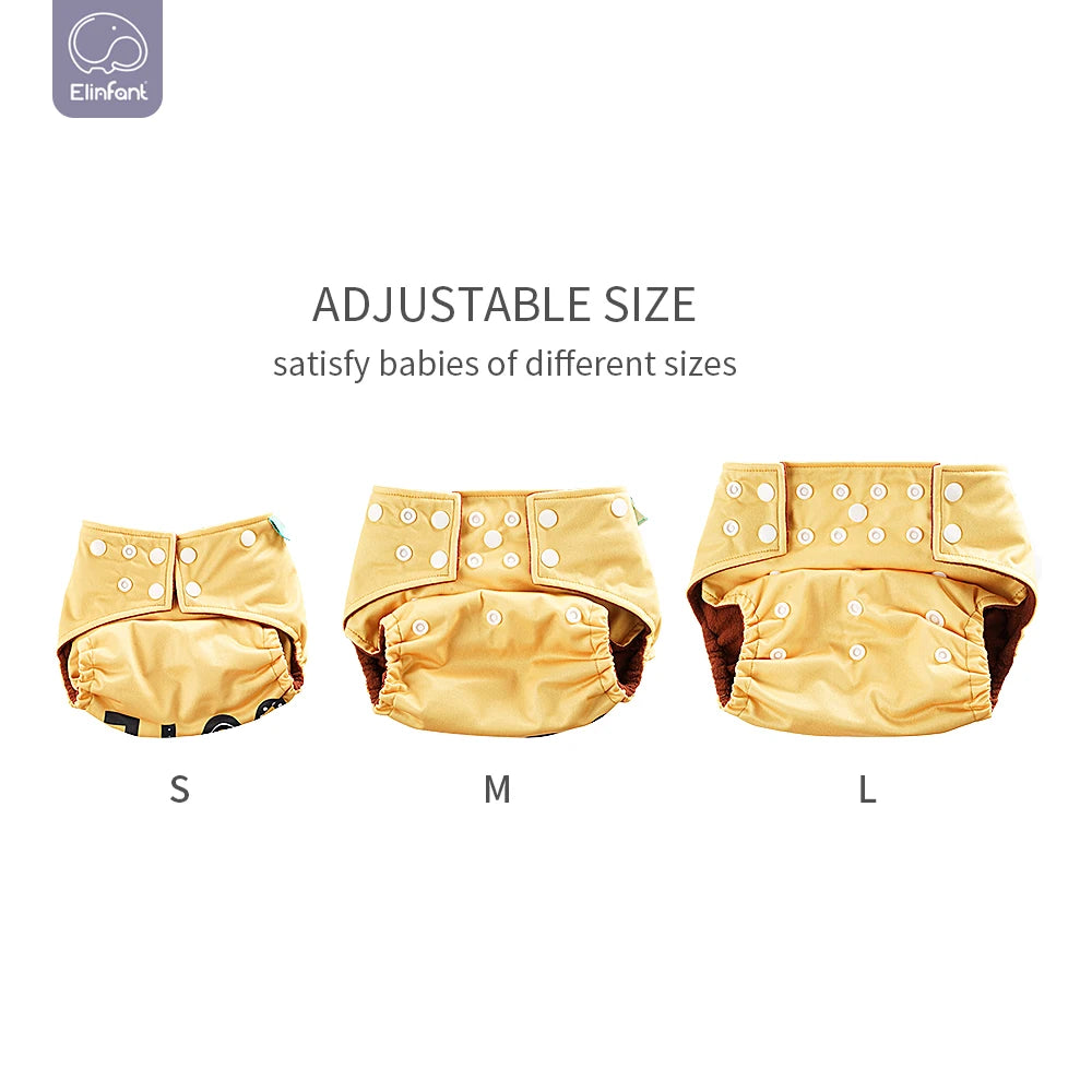 Digital Position Print Baby Cloth Diaper Waterproof Adjustable Washable One Size Baby Cloth Diaper For 3-15kg