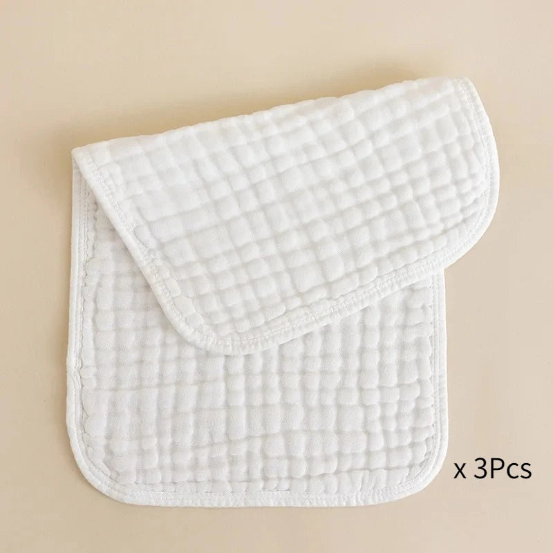 Hot New 3pcs 100%Cotton Baby Towel High Quality Multipurpose Infant Face Towel Drool Towel Soft Washcloth Baby Accessories