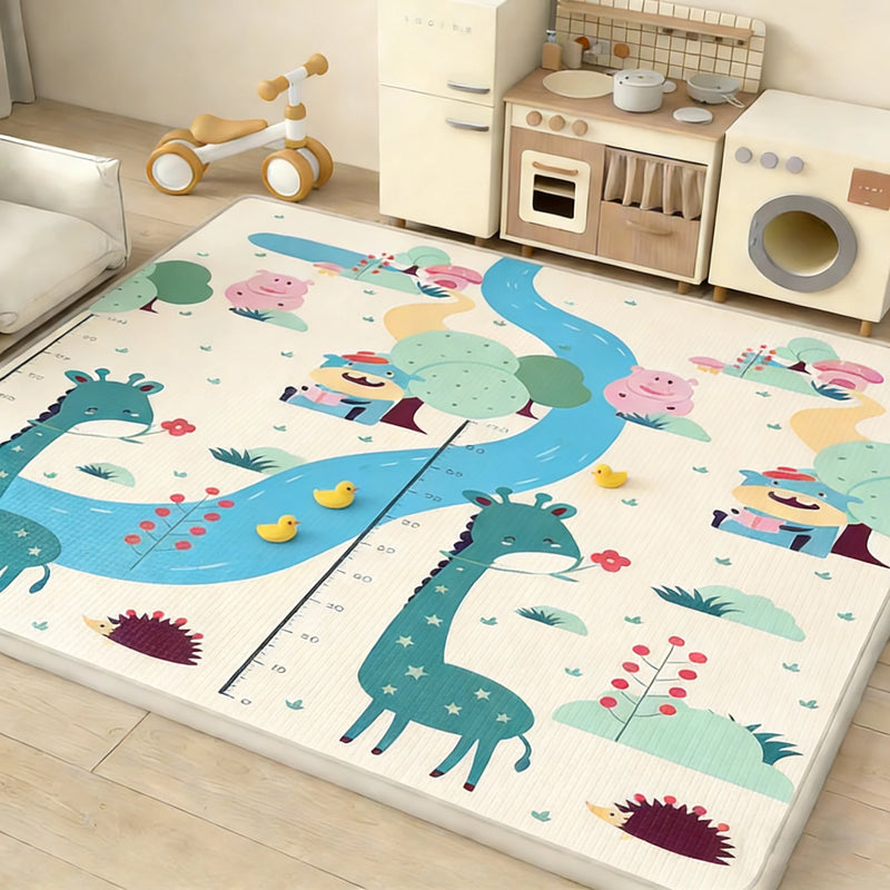 Baby Activity Gym Room Mat Non-toxic Baby Activities Crawling Play Mats Double Sided Pattern EPE Game Mat for Children's Mat Rug