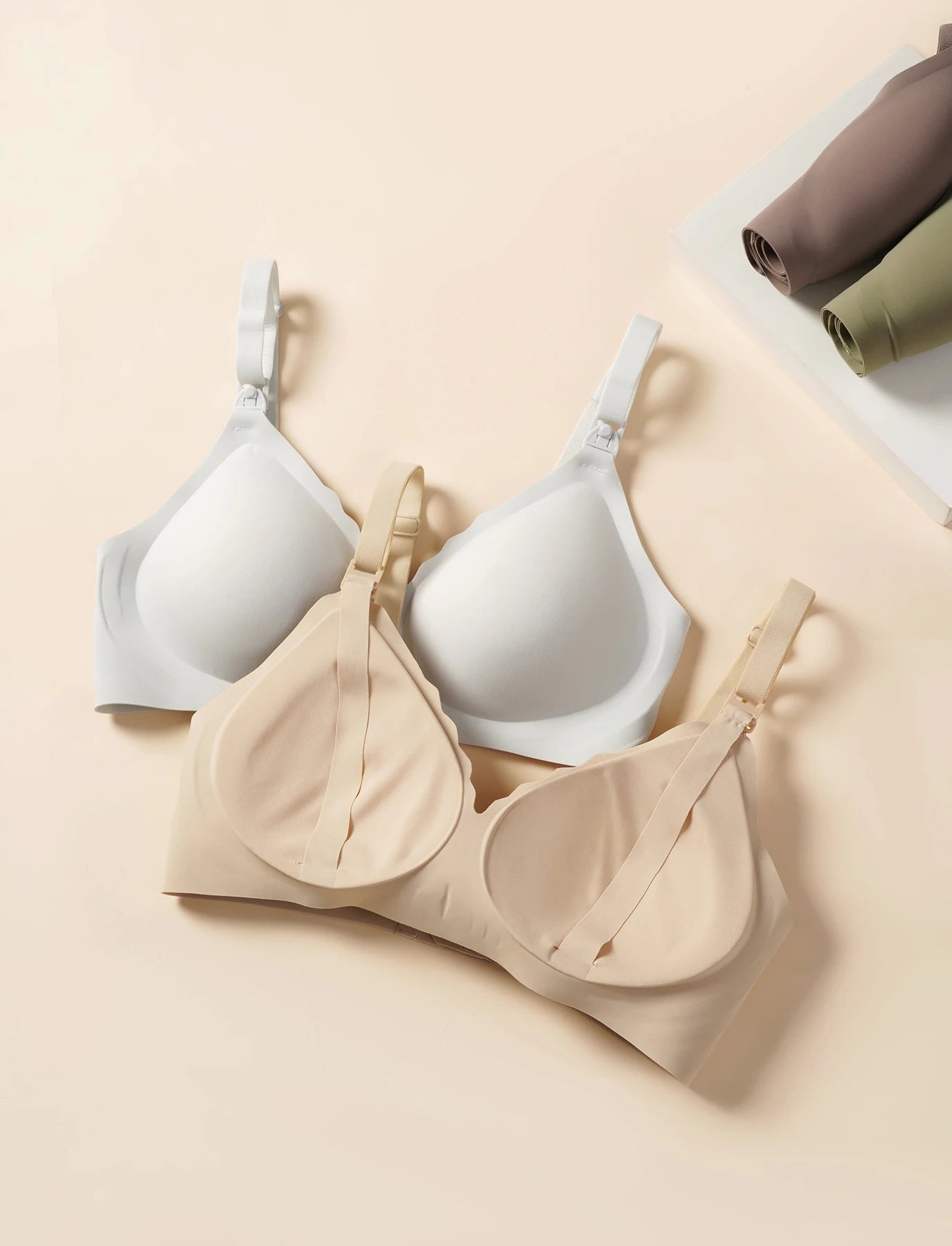 New Traceless Women's Comfortable and Breathable Ultra Thin Breastfeeding Bra Detachable Breastfeeding Bra