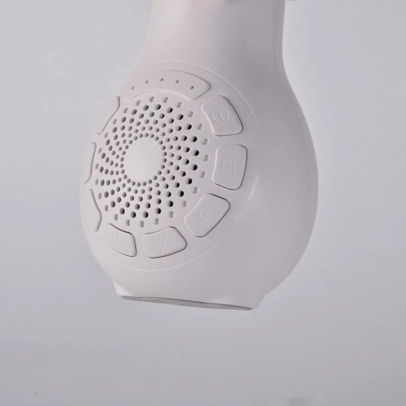 White Noise Machine M9 Portable Sleep Aid with Night Light and 24 Types of Music Cute Appearance Intelligent Sleep Monitor