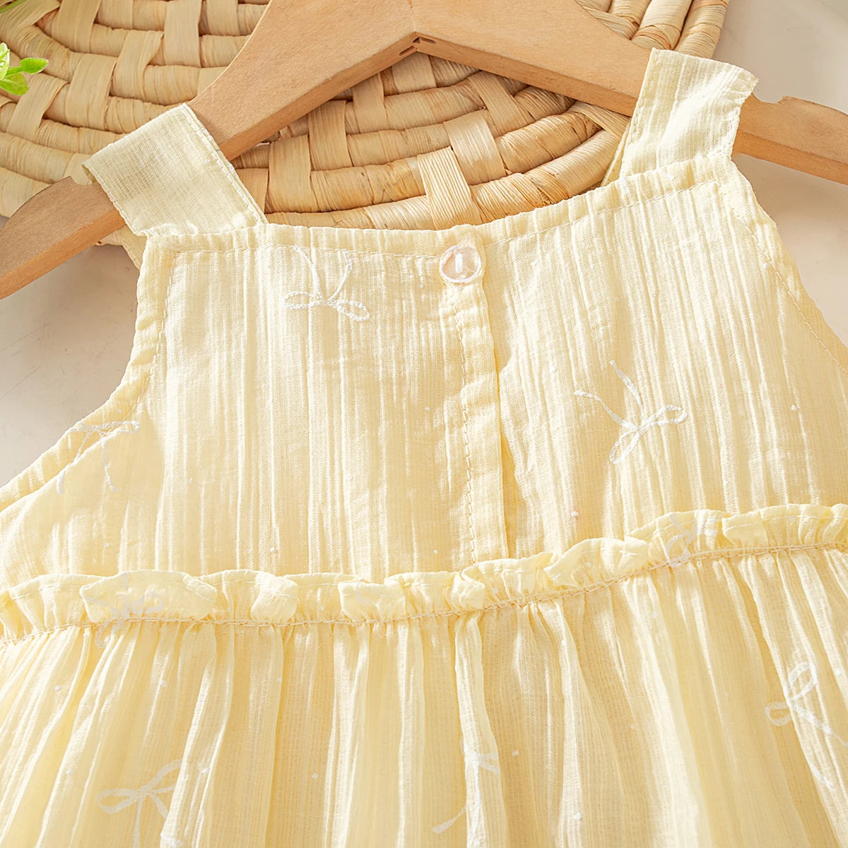 Casual Baby Clothes Korean Style Sweet Pink Baby Girl Suspender Dress Summer Birthday Party Gift Toddler Princess Dress
