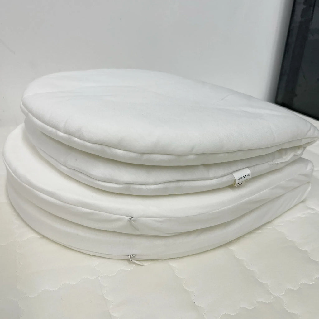 Ins Newborn Hand Basket Cotton Rope Woven Crib Baby Cradle Portable Outdoor Sleeping Infant Accessories Photography Props Gifts
