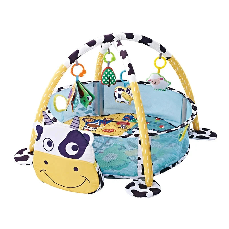Bright Starts Baby Activity Fitness Frame Crawling Mat Multifunction Infant Play Gym Model 01