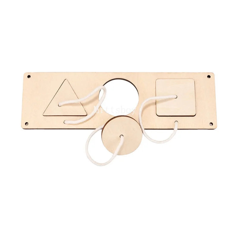 DIY Montessori Busy House Wooden Educational Toy Square Floor Hourglass Graffiti Slide 2026
